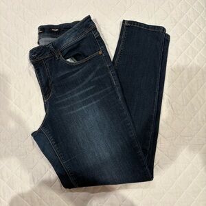 1822 Denim Women's Deep Indigo Straight Leg Jeans, Women’s Size 10